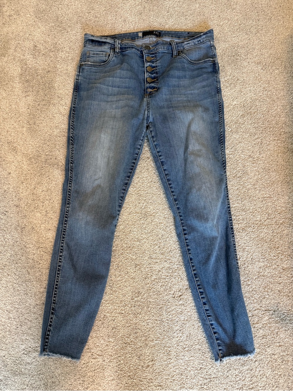 Kut from the Kloth Skinny High Rise Ankle Jeans